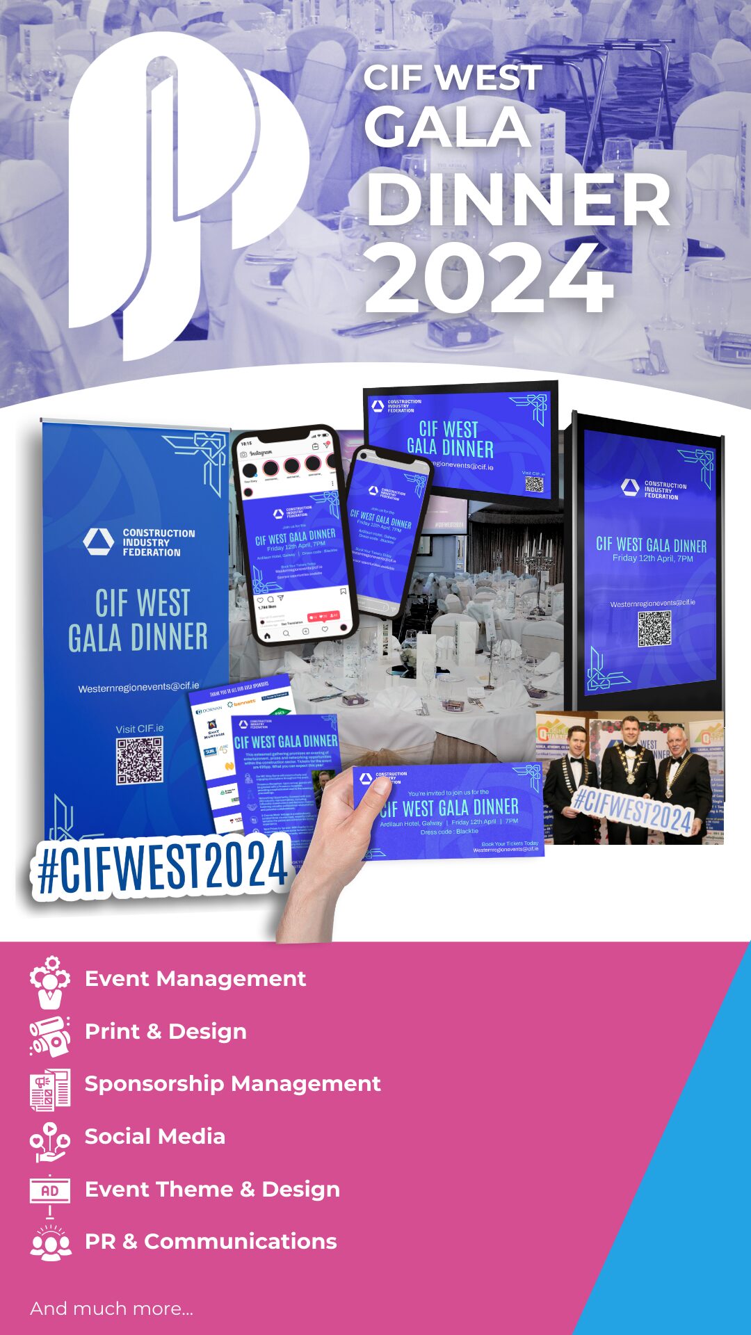 CIF West Gala Dinner mobile banner